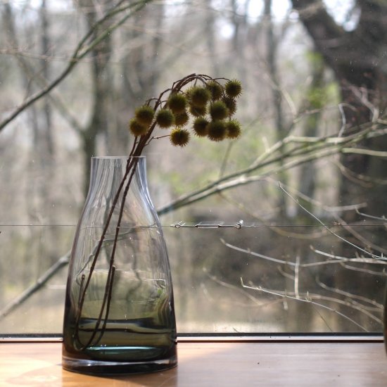 Ro Collection フラワーベース no.3（スモークグレー）