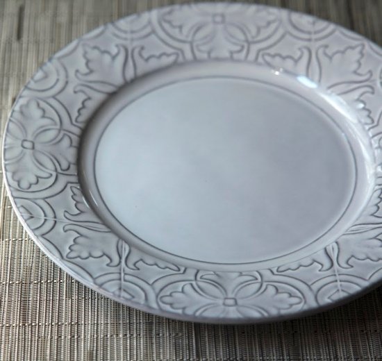 ルアノヴァ　ディナープレート（ホワイト・グレー）