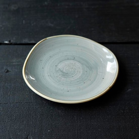 stonecast トレースプレートS（ナツメグクリーム・ペッパーコーングレー）