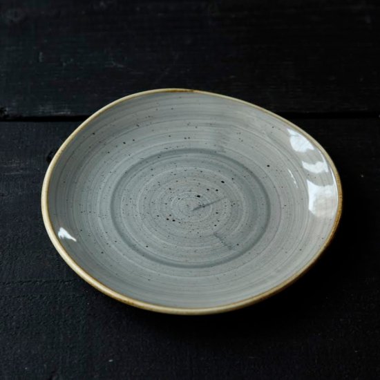 stonecast トレースプレートM（ナツメグクリーム・ペッパーコーングレー）