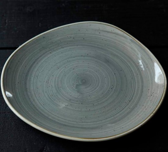 stonecast トレースプレートLL（ナツメグクリーム・ペッパーコーングレー）