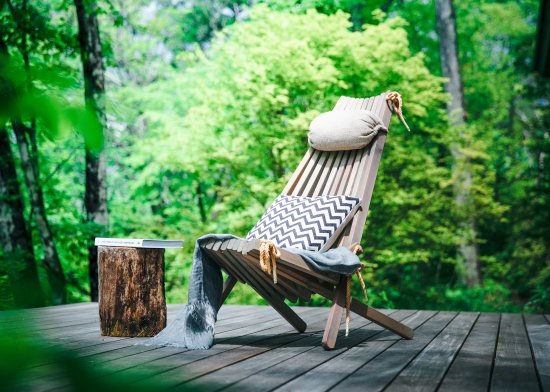 ECOFURN エコチェア グレー ピロー付