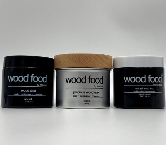 wood food ワックス　180ml（ココナッツ・ニュートラル）